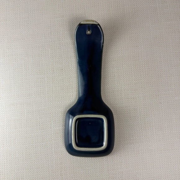 Otogiri “Spackled Goose” Spoon Rest | Navy Speckle | Japan - Picture 2 of 14